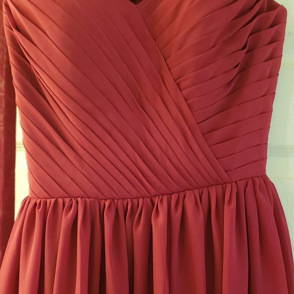 Prom? Bridesmaid- Burgundy